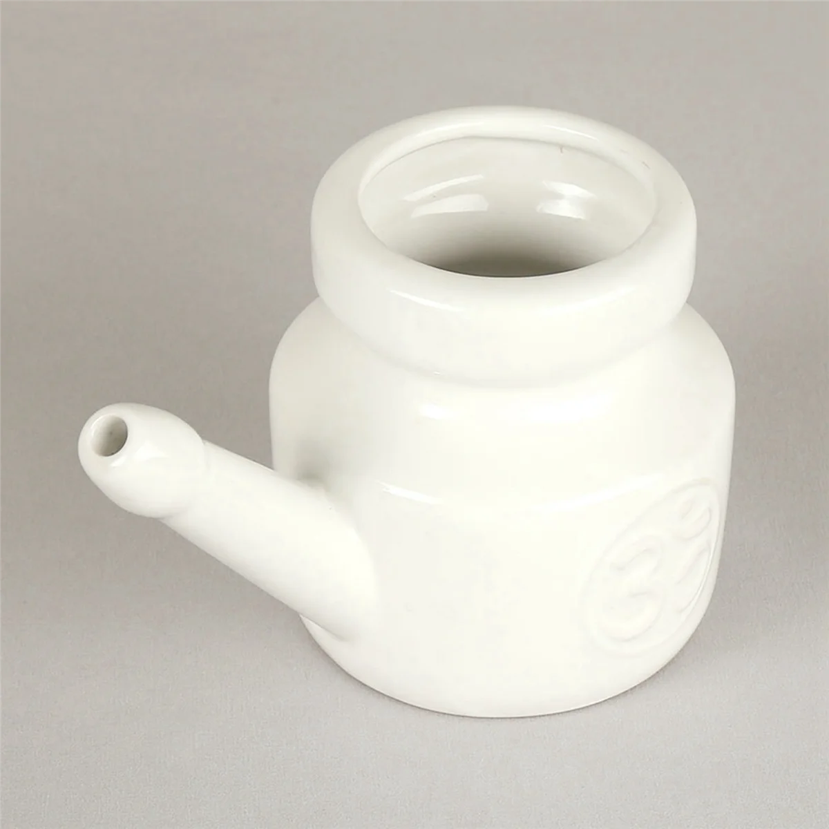 AA20-2X 350Ml  Neti Pot Nose Cleaning Pot Durable Leakproof Spout Pot For Nasal Rinsing Nose Washing Men Women, White