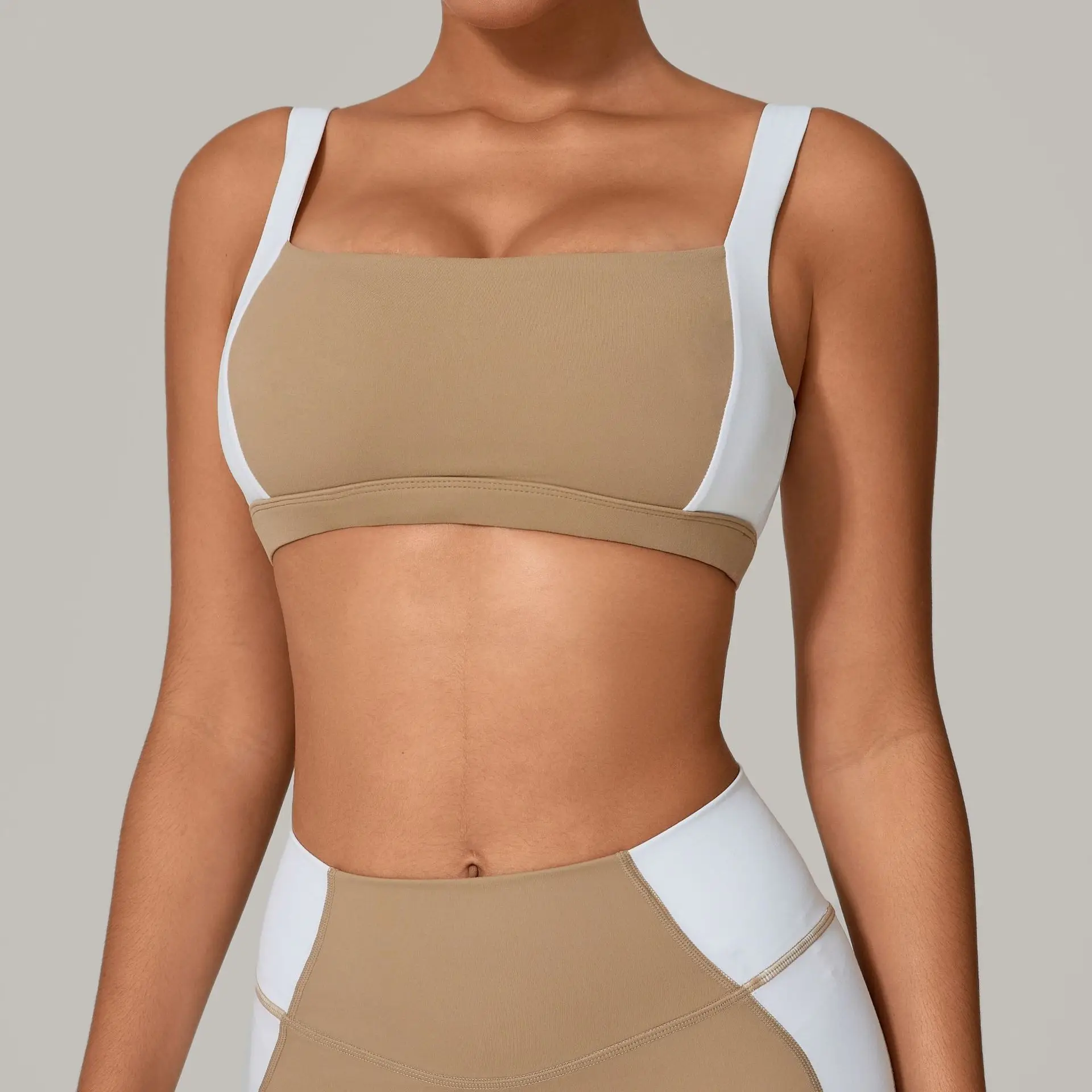 Patchwork Backless Sport Bra Women Gym Yoga Top with Cups Breathable Quick Dry Running Fitness Active Bra Women Underwear Black
