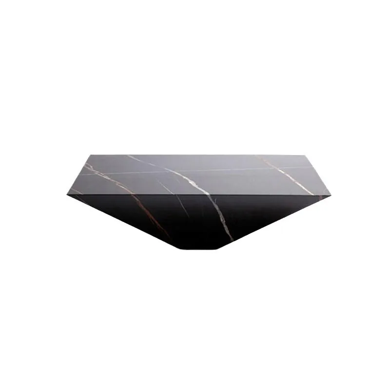 Nordic design Italian black marble cement coffee table cover, high-end custom marble coffee table