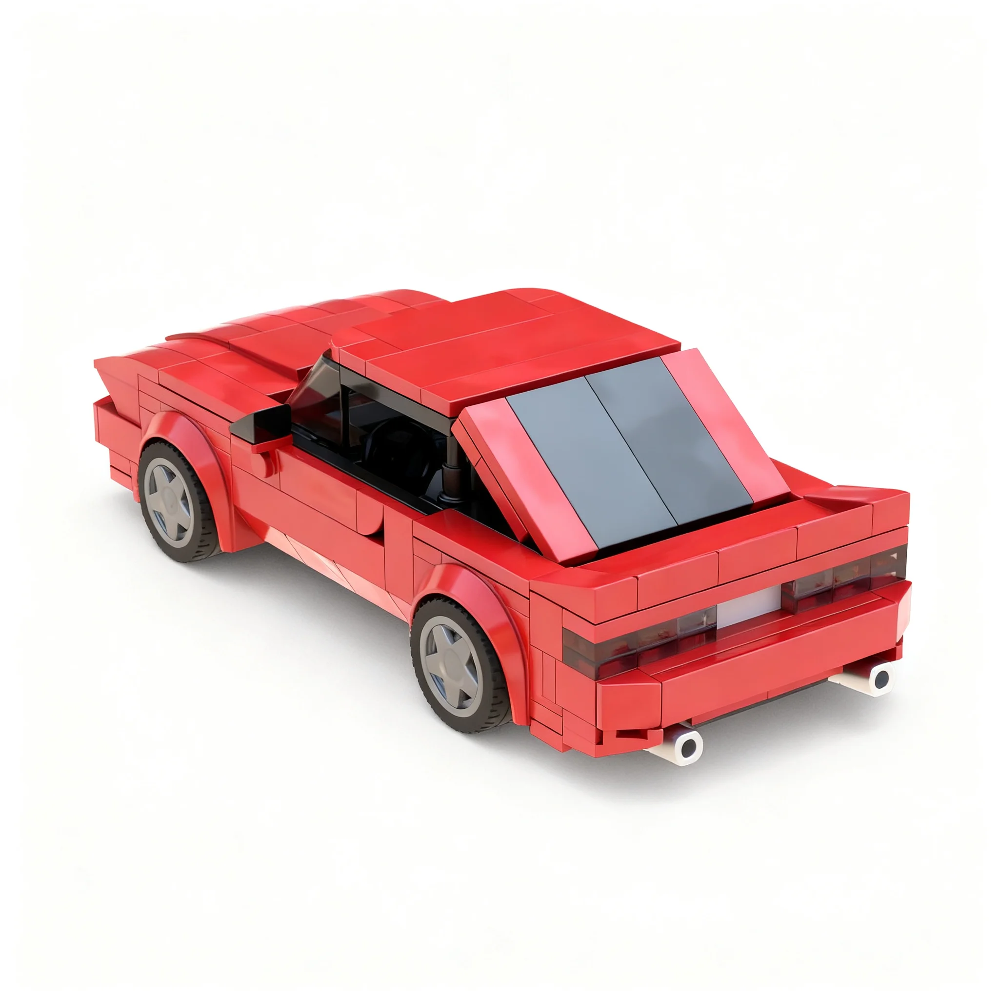 321pcs MOC Fordes Mustangs Foxbody city Champions Model Building Blocks Christmas Gift Architecture Toys Art Display Birthday