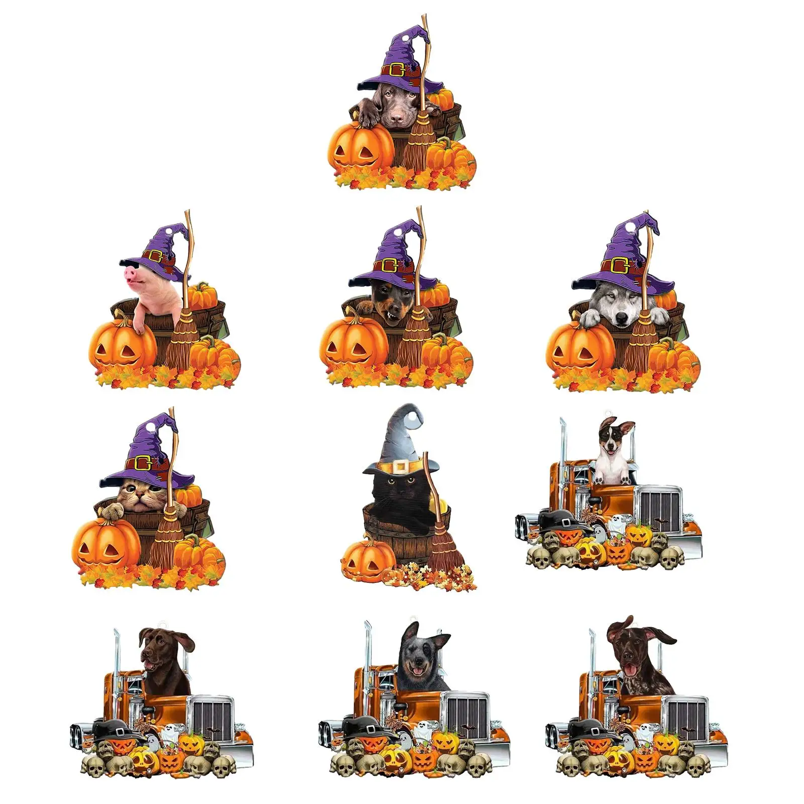 

Хэллоуин Тыква Забавный Автомобильный Кулон Хэллоуин Декор Зеркало Заднего Вида Подвески Автомобильный Подвесной Орнамент для Автомобиля Кафе Спальни