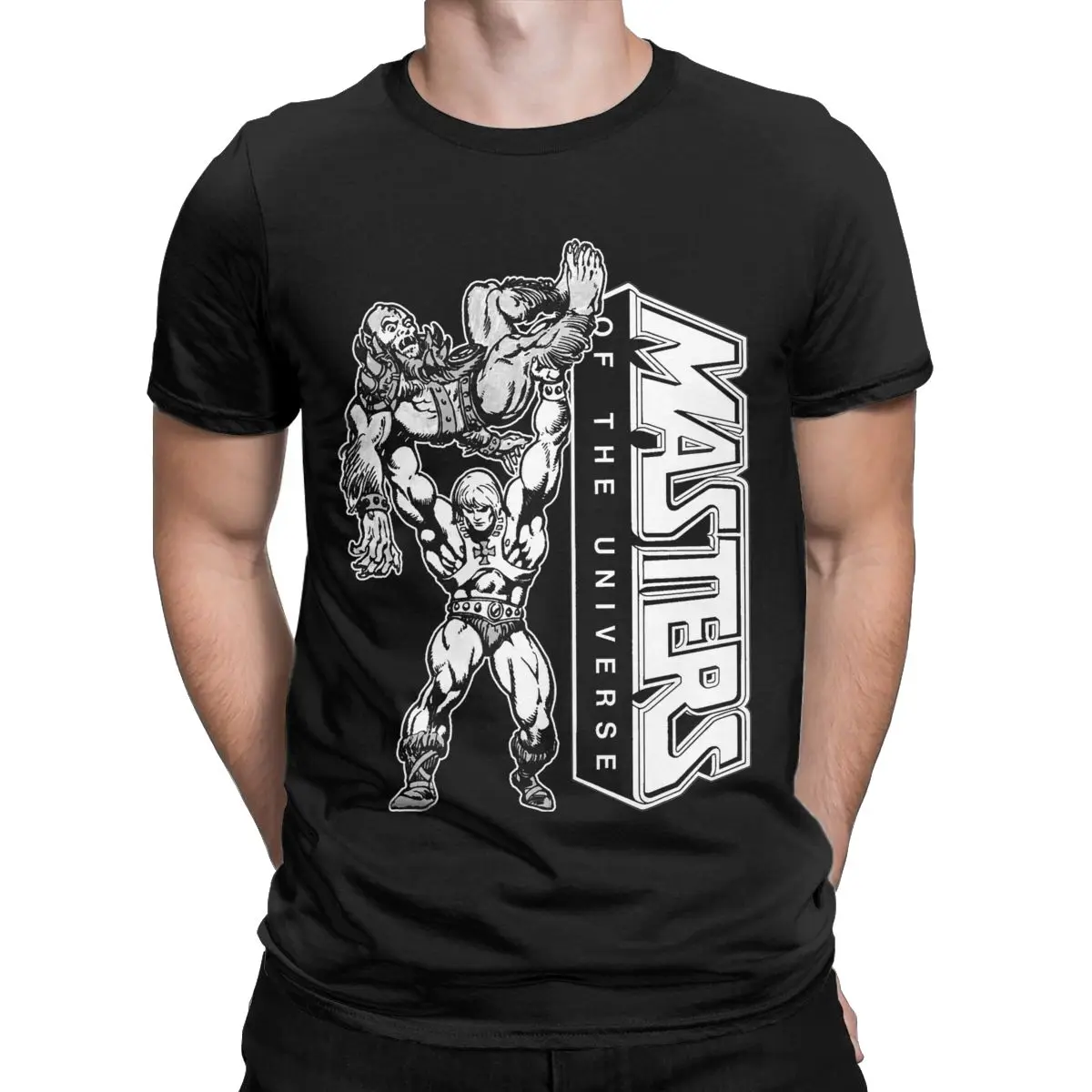 He Man Masters Of The Universe T-Shirts Men Vintage 100% Cotton Tees O Neck Short Sleeve T Shirt 4XL 5XL 6XL Clothing