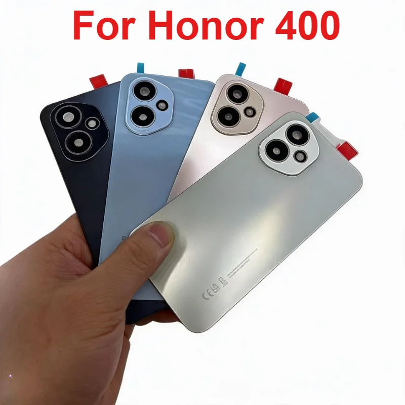 Glass Back Lid Door Cover For Honor 400 Global Edition Battery Cover Hard Rear Housing Case & Camera Lens For Honor400 DNY-NX9