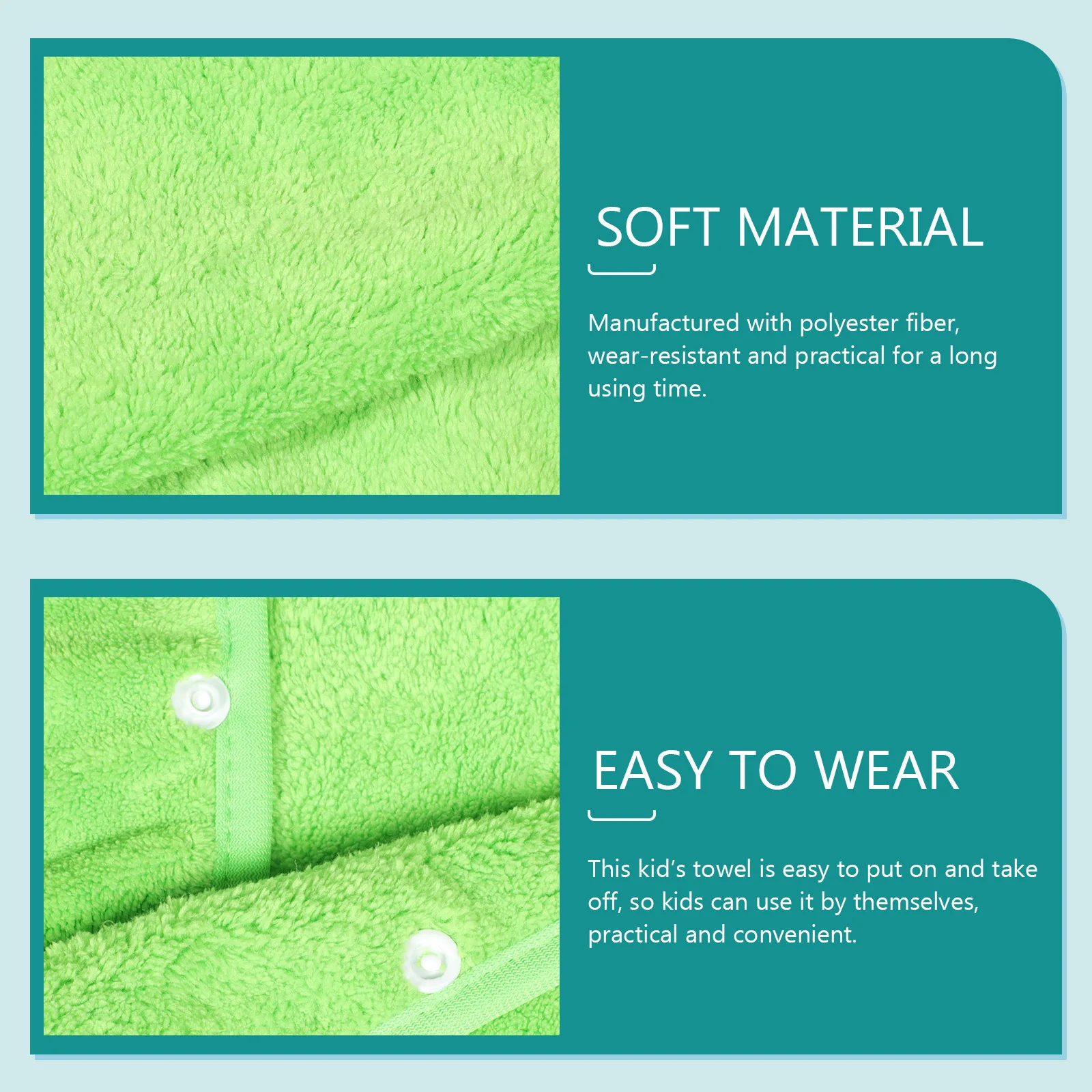 

Bath Towel Hooded Cartoon Animal Design Soft Absorbent Bathrobe Large Size Lightweight For