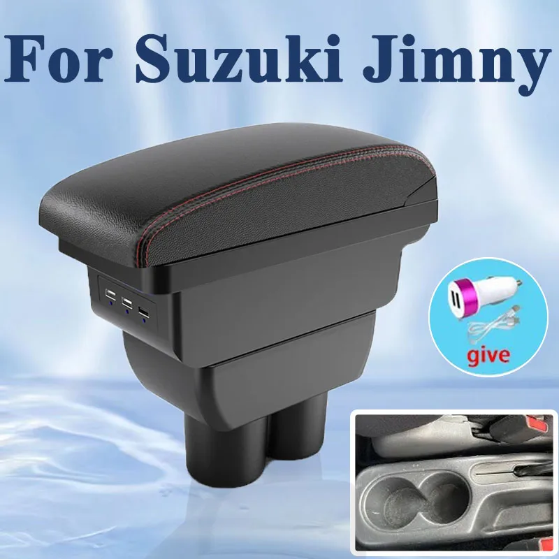 

For Suzuki Jimny 2002-2012 JB23 JB43 Ⅲ redesign Armrestbox Interior Parts special Retrofit parts Storagebox car accessories