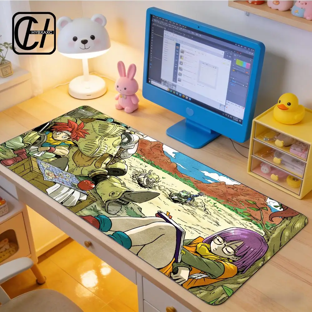Anime C-Chrono T-Trigger Mouse Pad E-Sports Gaming Mouse Pad Oversize Personalized Desk Pad Keyboard Mouse Pad Carpet HYBXAXC