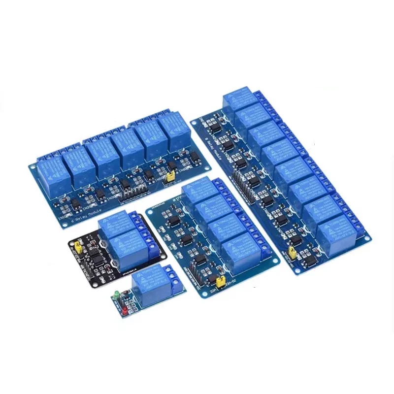 1 2 4 8 Channel 5V 12V Relay Module Board Shield with Optocoupler Support High and Low Level Trigger for Arduino