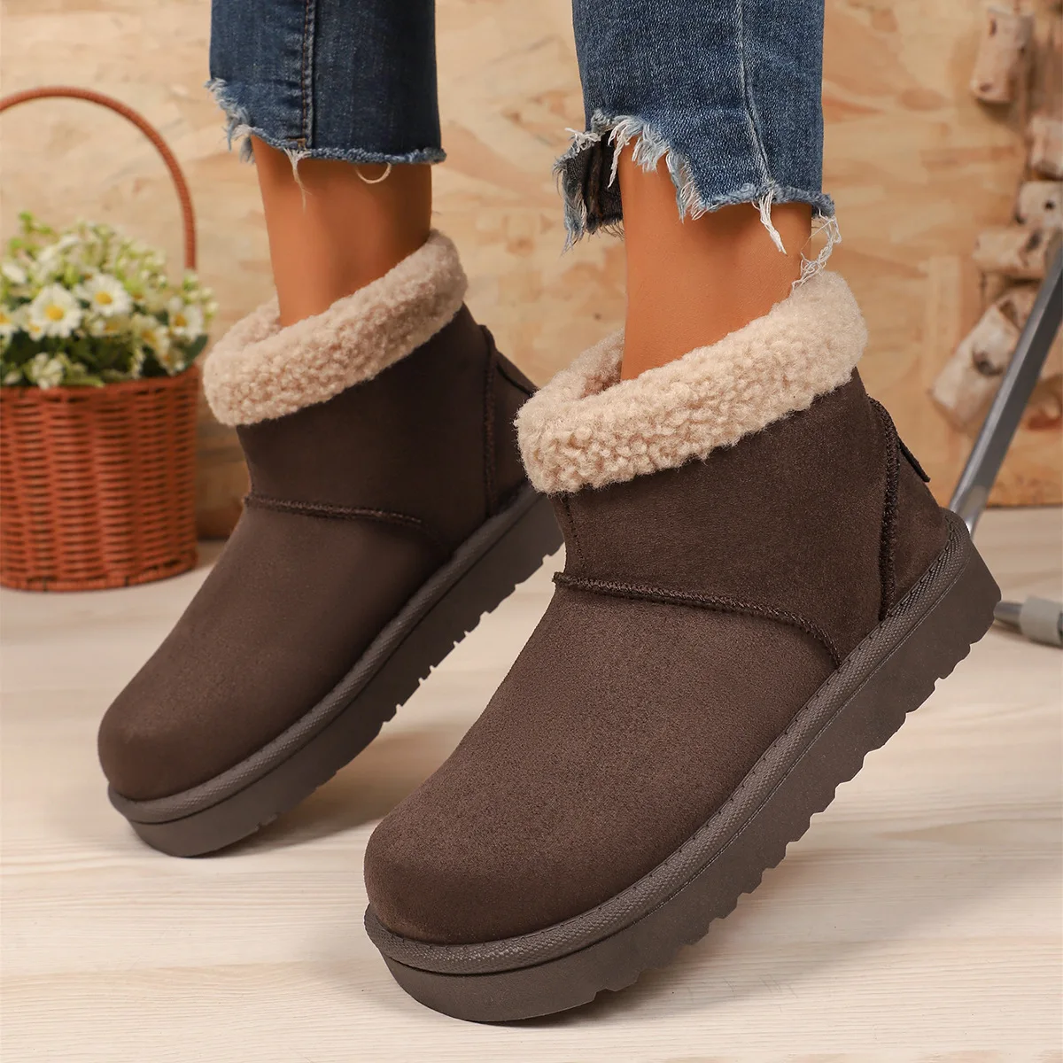 Warm Short Plush No… - image