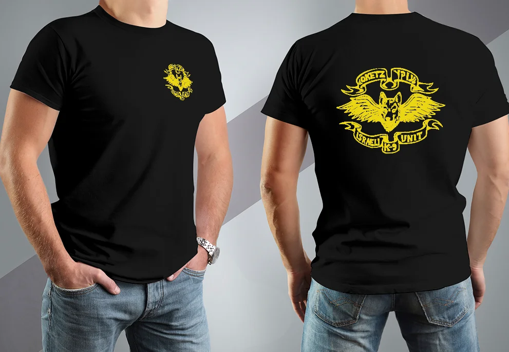 Oketz K9 Unit. Israel Army Canine Dog Logo Men T-Shirt Short Sleeve Casual Cotton O-Neck T Shirt