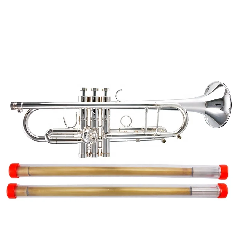

2025 Professional Silver Edward Trumpet BB Tone Brass Instrument Trompeta JYTR409ED-I OEM