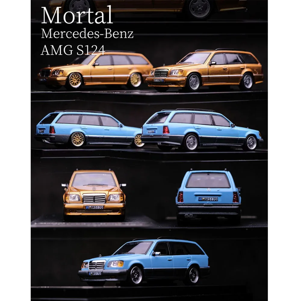 mortal-64-s124-Edition-voyage-modele-de-voiture-de-simulation-en-alliage-avec-accessoires-de-bagages-voiture-miniature-moulee-sous-pression
