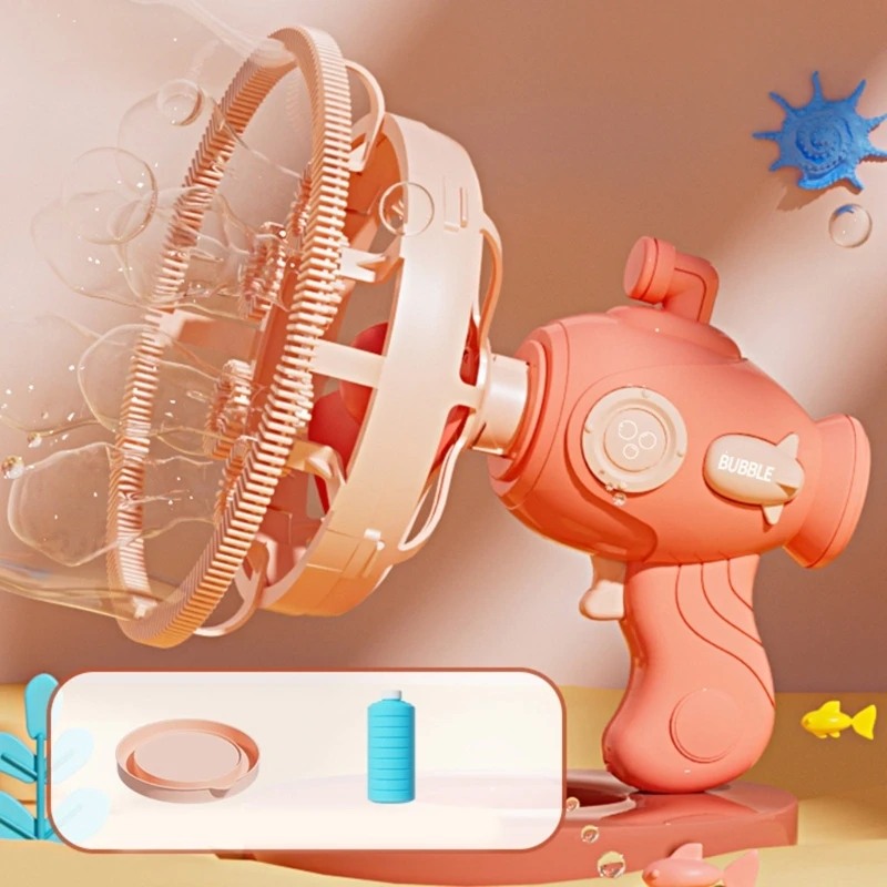 Y4QA電気バブルマシン幼児向けパーティー用バブルガンキッズガール大人