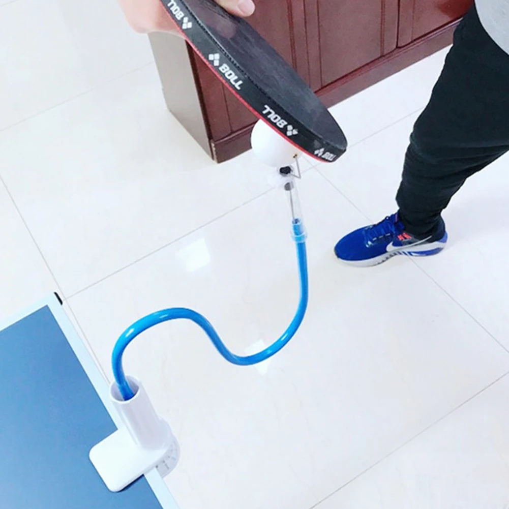 

Table Tennis Ball Trainer Fixed Table Tennis Training Device Rapid Rebound Ping Pong Machine with Table Clamp for Exercise