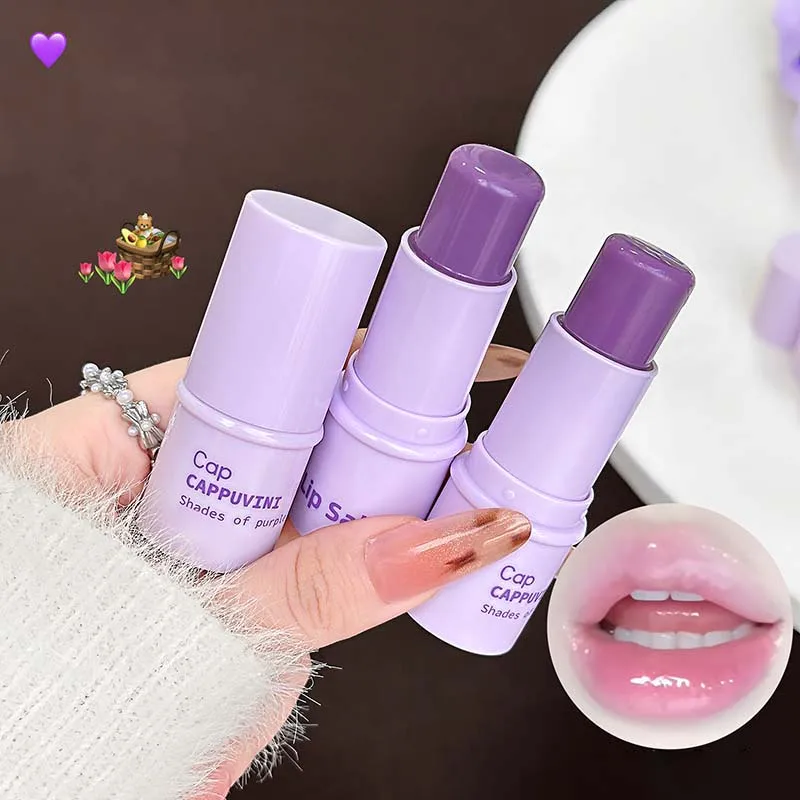 Grape Fruit Lip Balm Moisturizer Anti-Dry Anti Crack Clear Crystal