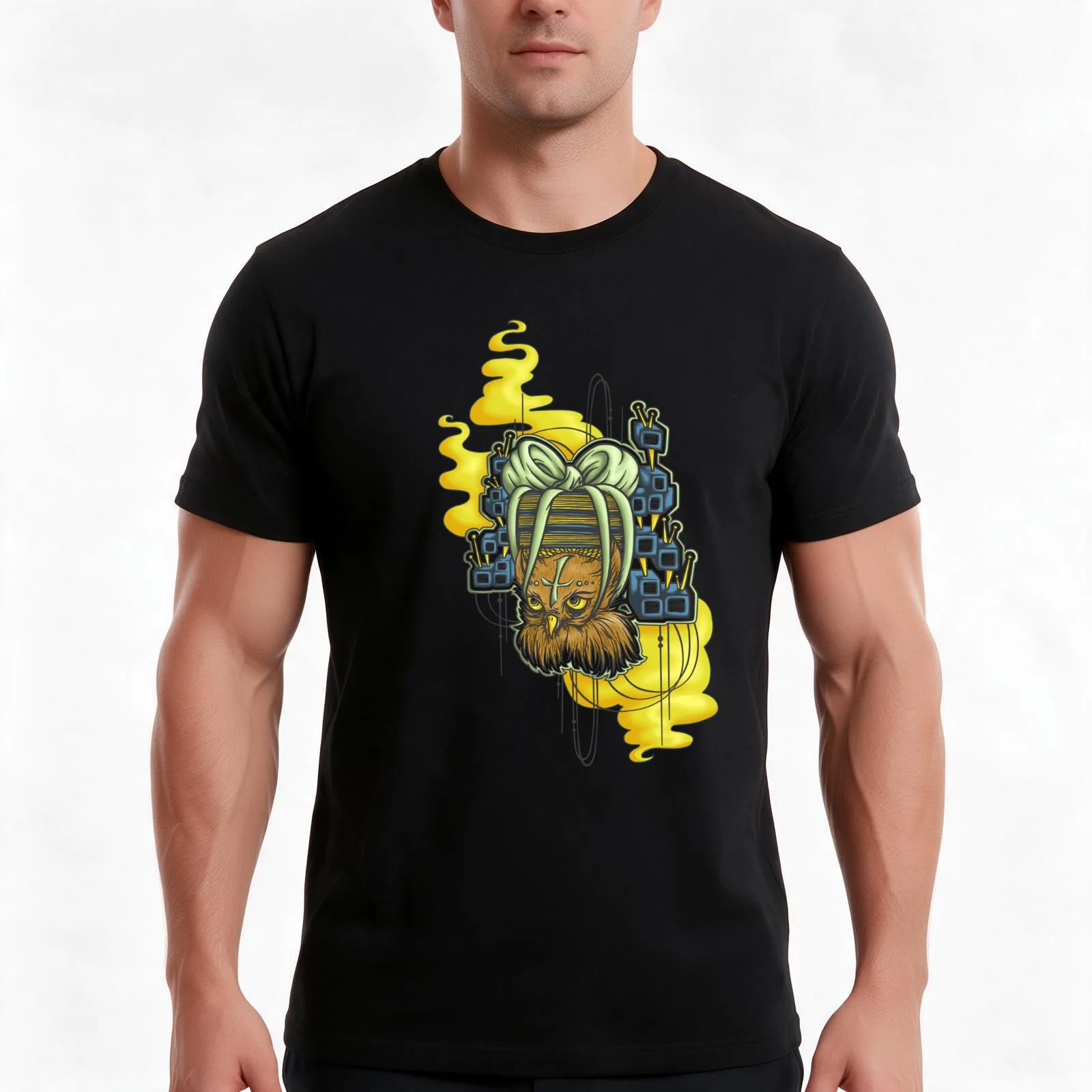 The Wisdom of the World - the Socrates T-Shirt, Summer Casual Cotton Tee, Oversized Streetwear Tops, Vintage Graphic Print