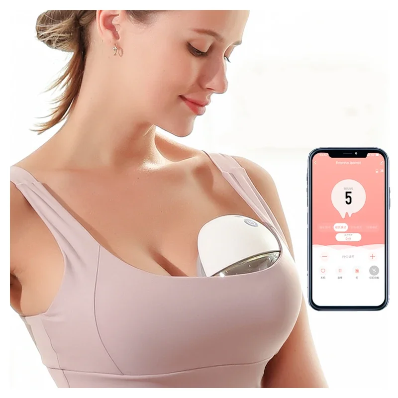 

2024 new products adult breast feeding pump app controlled breast pump baby easy to clean wearable-breast-pump with timer