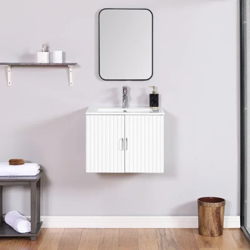 

24" Floating Wall Mounted Bathroom Vanity