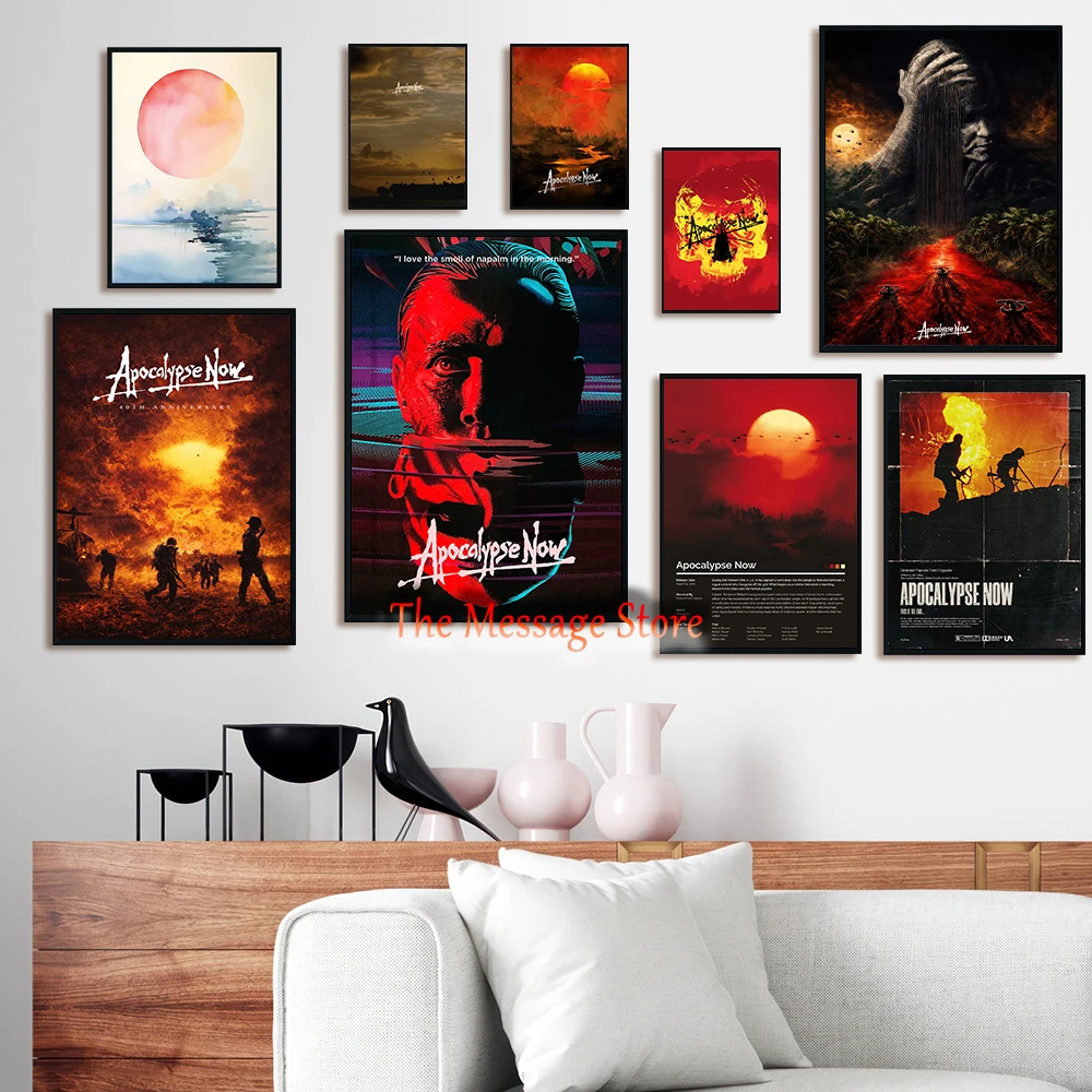 Apocalypse Now 1979 Classic War Plot Action Movie Retro Film Poster Apocalypse Now New Design Wall Picture Canvas Painting Decor
