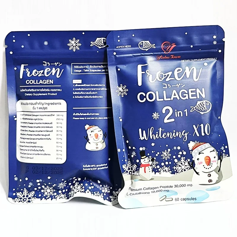 2Pc Frozen Collagen Peptide 2in1 Capsule Craters with Continuous Taking