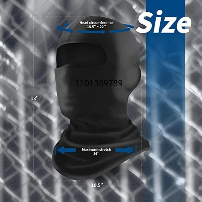 Cagoule de ski pour hommes et femmes, masques complets d'hiver couvrant le cache-cou, Shiesty pour le ski, le snowboard et la moto