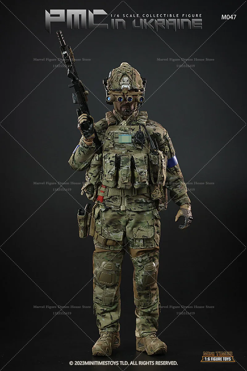1/6 Scale Active Special Forces Image Camouflage Combat Uniform 12-inch Full Set Action Figure Soldier In Stock MINITIMES M047 - view 5