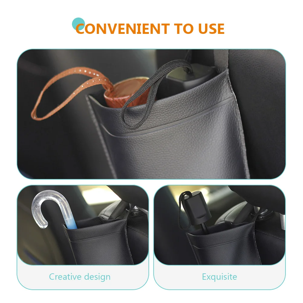 Bolsa de almacenamiento de paraguas, bolsa de transporte impermeable, ganizer, bolsa colgante montada en coche, funda de bolsa plegable duradera de viaje