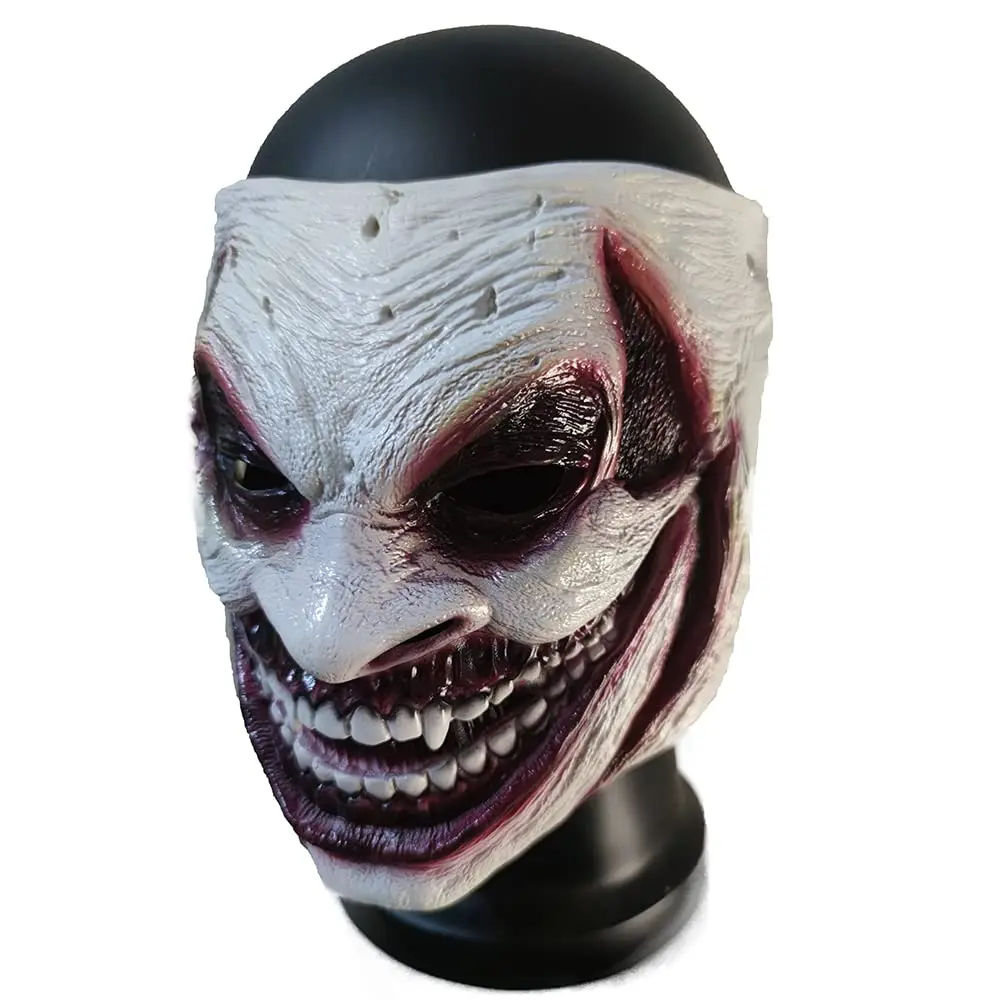 Bray wyattラテックスハーフフェイスコスプレマスク、ハロウィーンの帽子、衣類アクセサリー装飾用