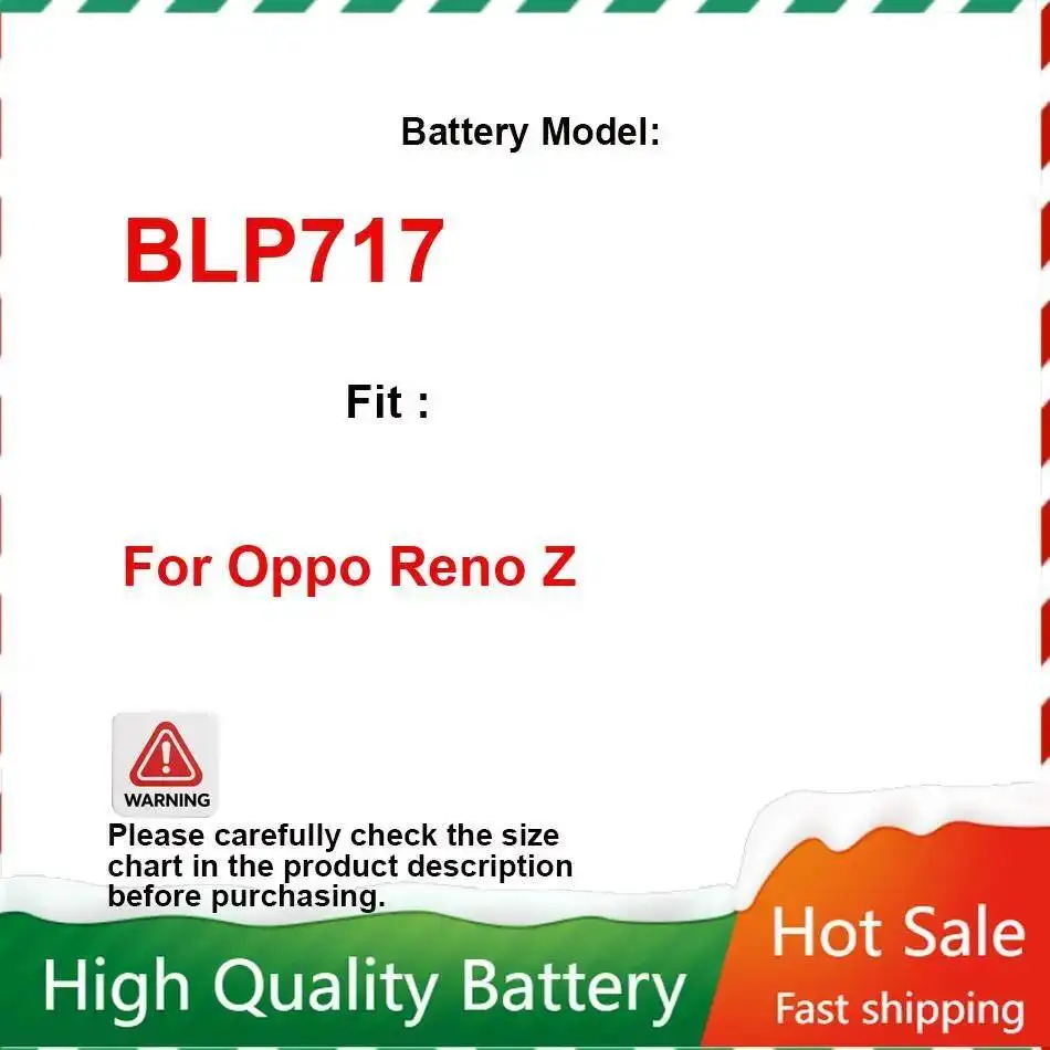 

Для Oppo Reno Z BLP717 аккумулятор мобильного телефона быстрая доставка 4035 мАч