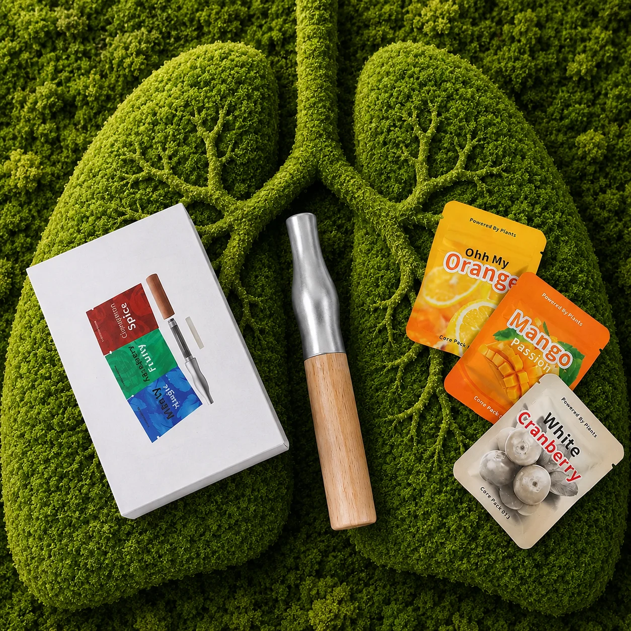 

Nicotine Free Fruity Aroma Quit Stick Mindful Ritual Inhaler Plant Based Flavor Core Smoking Habit Replacement Portable Gift Box