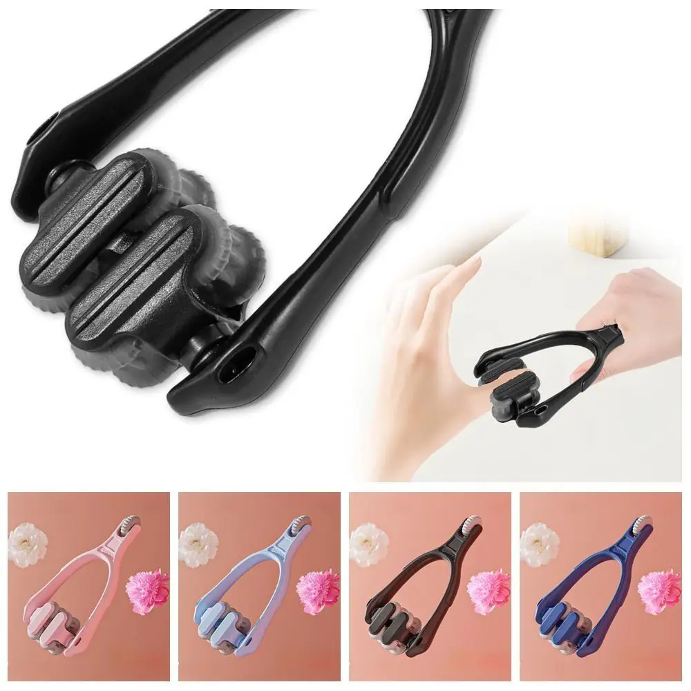 Creative Gift Dual Rollers Finger Massager Roller Rotatable Portable Finger Massage Tool Adjustable Dual-Row Roller