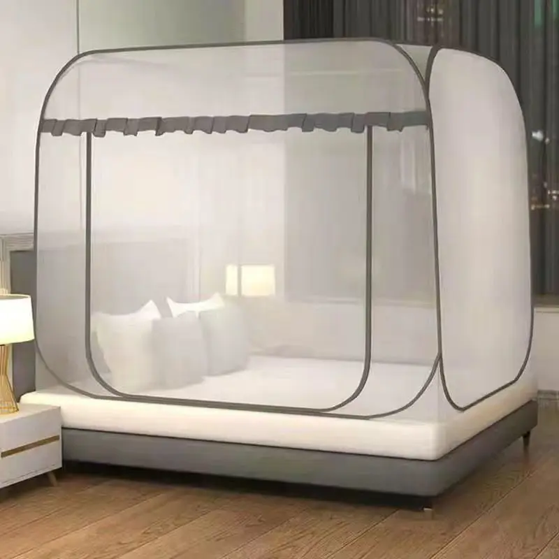 

Simple Style Installation-free Yurt Mosquito Net Square Top Single Door Foldable Mosquito Net Summer Home General Mosquito Net