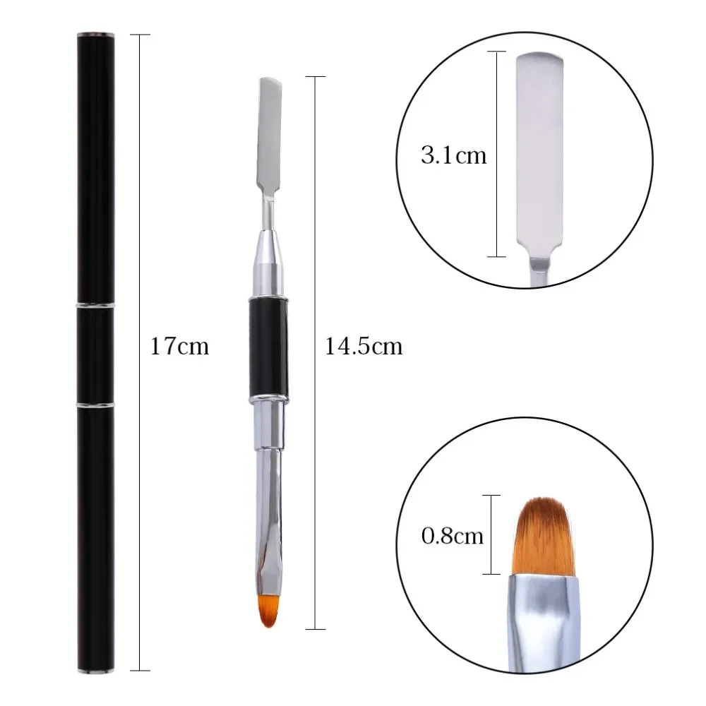 nails accessoires 8mm nail lines Painting brushes crystal acrylic thin liner for drawing pencil for manicure, UV gel tools