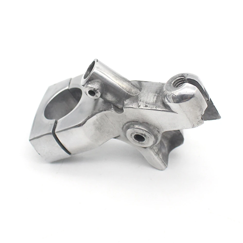 AU16-Motorcycle 25Mm Mirror Base Mount Scooter Clutch Perch Holder For Honda Shadow 400 750 Steed 400 600