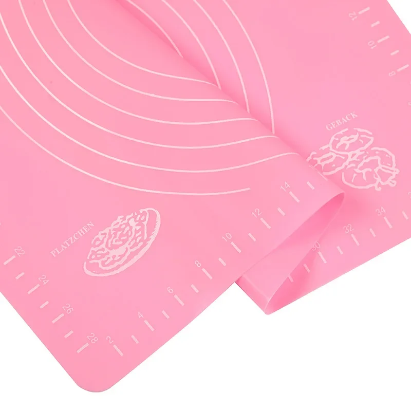 Silicone Dough Kneading Scale Mat Heat Proof Mat Placemat High Temperature Resistant Non-Slip Silicone Mat Baking Accessories