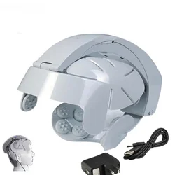 NEW Electric Head Massager Helmet Scalp Brain Relaxation Vibration Acupoint Health Scalp Massage Machine