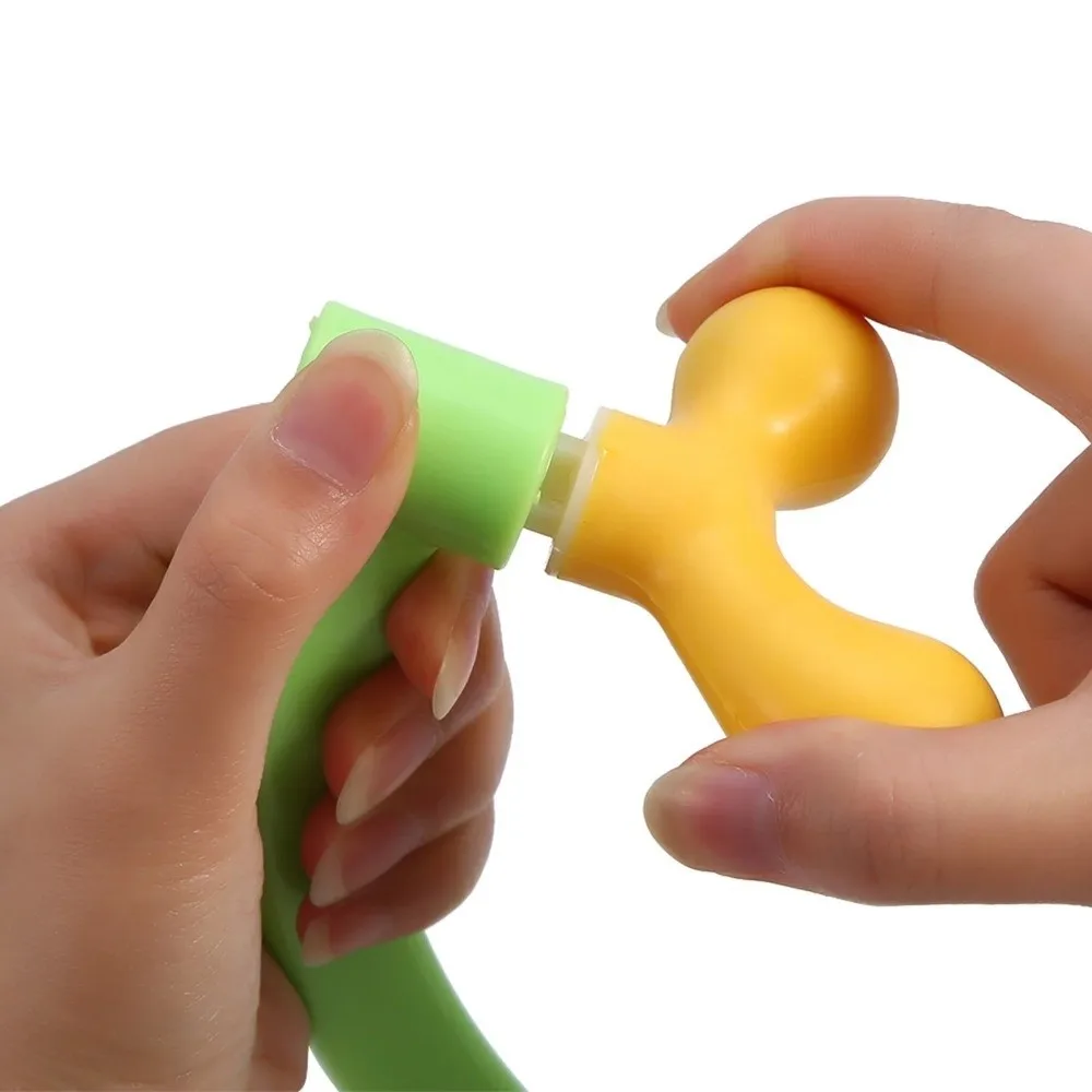 

Массажер триггерной точки с двойной головкой, пластиковый самомассажер с двойной триггерной точкой, имитирующий массаж, массажер для глубоких тканей, рук терапевта