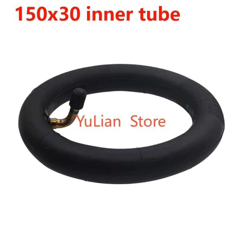 1pcs/5pcs/10pcs150x30 inner tube 150x30 inner tube with bending valve 90 degree valve baby stroller scooter tire accessories