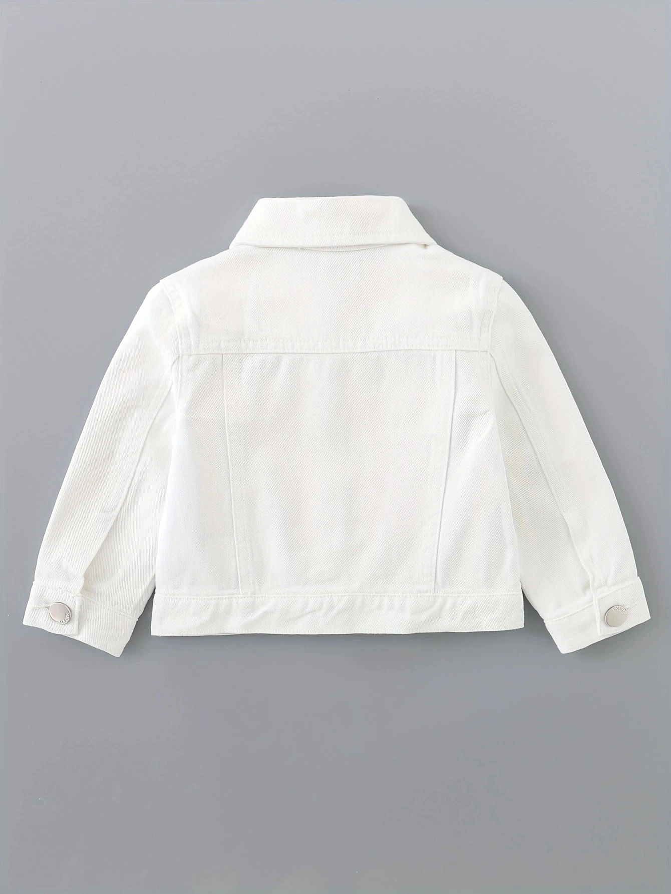 2024 new kids\' slouchy loose white denim jacket