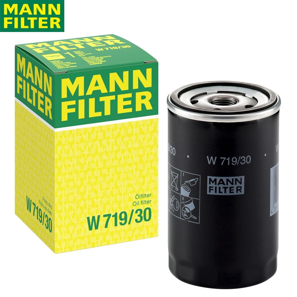 

MANN FILTER W719/30 Масляный фильтр для AUDI DESTA LINDE SEAT SKODA VW Оригинал Отличная очистка 06A 115 561