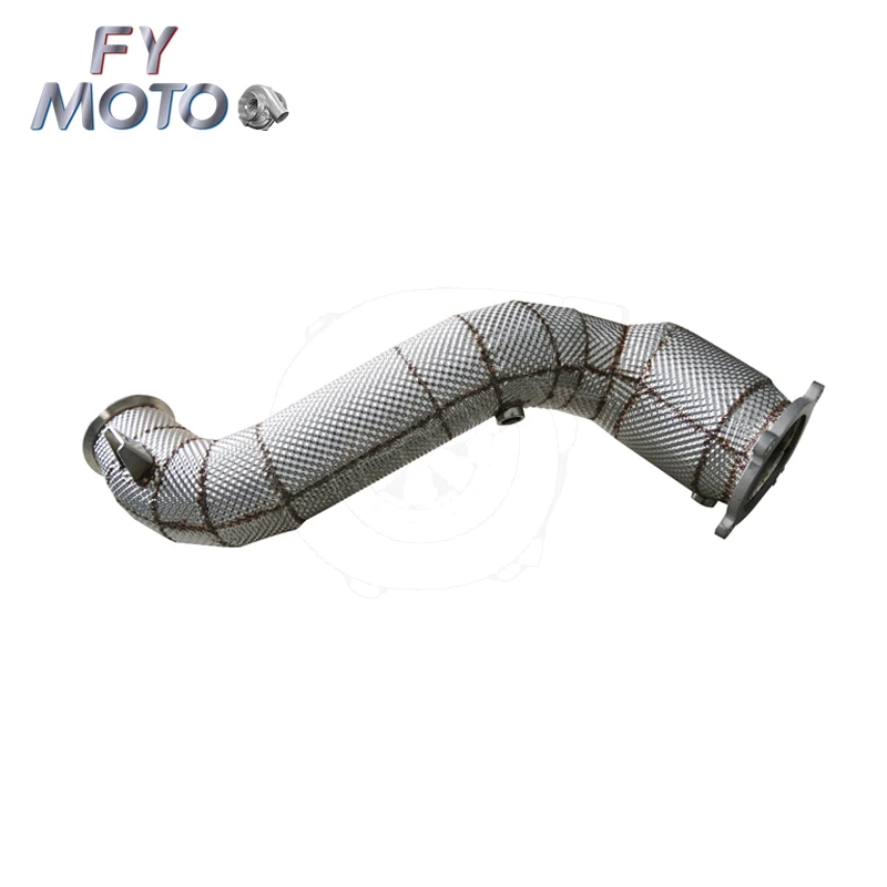 Exhaust Downpipe for McLaren 720S With Heat Shield LB