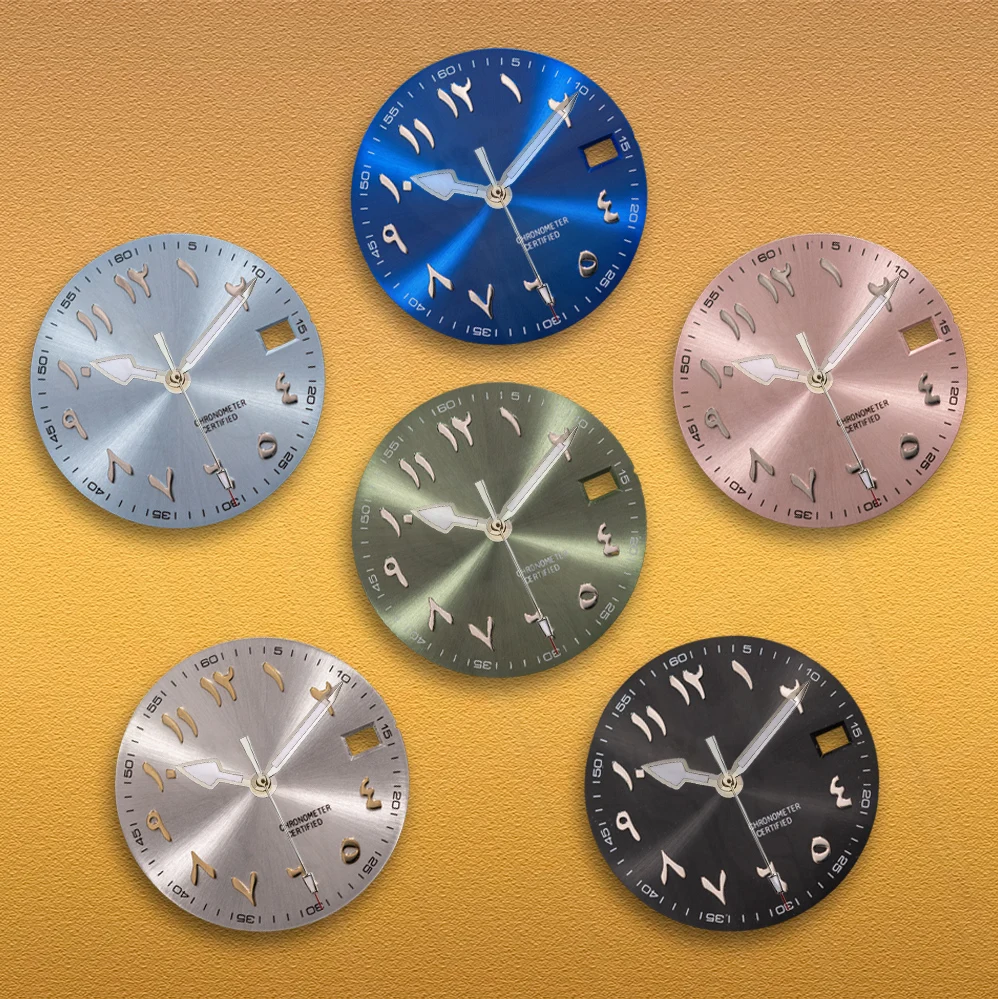 

SEI S Logo 28.5mm Dial Arabic Numerals Dial NH35/NH36/4R35 Movements Watches for men Watch Modification Accessories