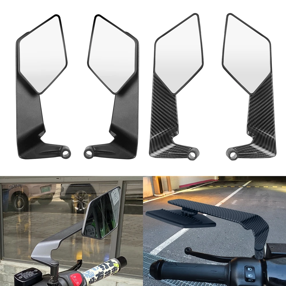 Für KTM DUKE 125 200 250 390 790 890 1290 Duke200 Duke390 Duke790 Motorrad Stealth-Spiegel-Kits mit drehbaren, verstellbaren Spiegeln