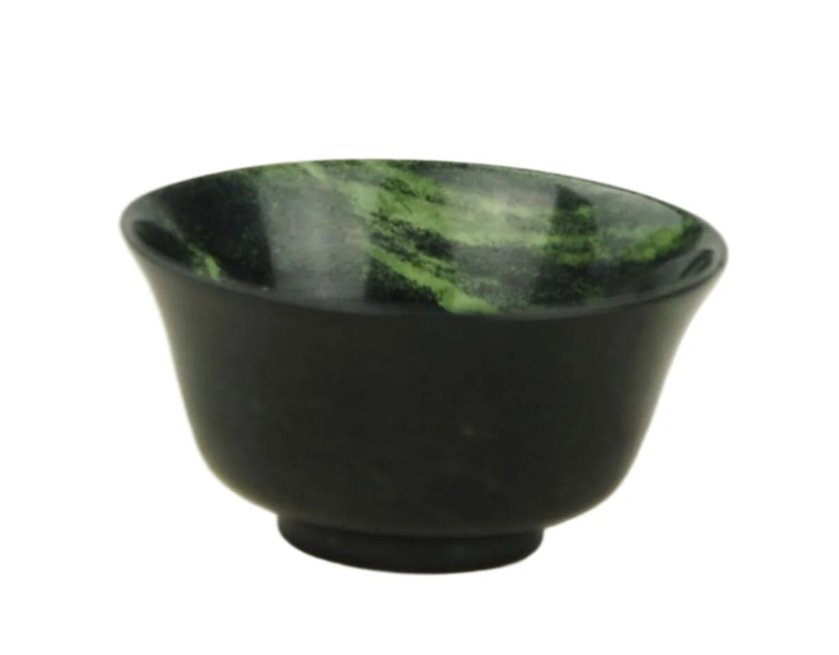 

China Natural Exquisite Hand-Carved Chinese Hetian Jade - Jade Bowl