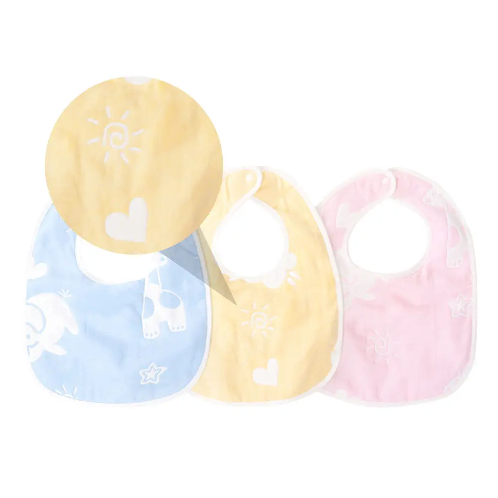 

3Pcs Organic Cotton Drool Bibs for Babies Absorbent Bandana Teething Bib Unisex Baby Bandana Bib Cotton Baby Bibs for Boys Or