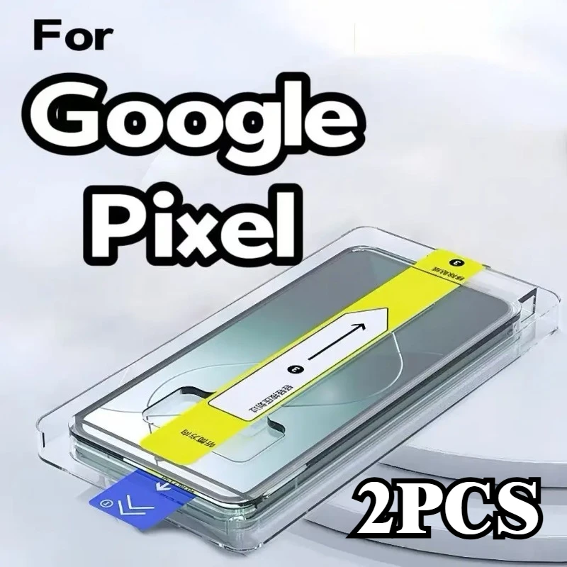 

Защитная пленка из закаленного стекла для Google Pixel 10 9 9XL 8a 6a 7 7a 8 8 Pro с автоматическим удалением пыли, простая установка защитной пленки