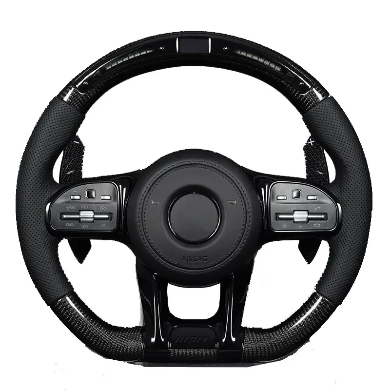 For Benzs Fit For Benz G-class G500 G350 G55 G63 W205 W222 W204 Old Model To New Carbon Fiber Steering Wheel