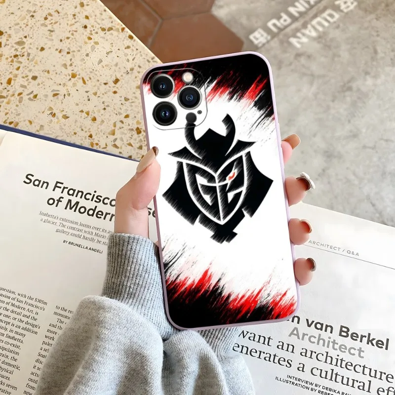 G2 ESports Phone Case Candy Color For IPhone 14 12 13 11 Pro Max Mini X XR XS Max 7 8 Plus Soft Silicon Cover