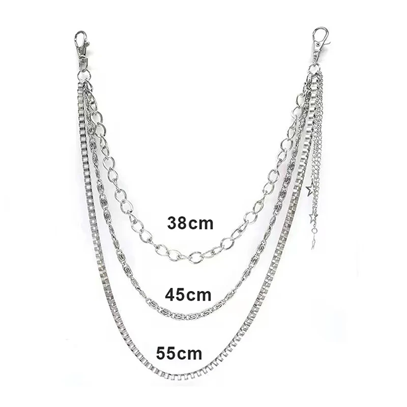 

Модная цепочка на талию в стиле панк, простая цепочка для брюк с кисточками, персонализированная многослойная цепочка на талию в стиле хип-хоп, аксессуары для одежды, подарки