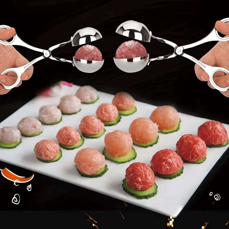 1pc Meatball Maker Meatball Clip DIY Fish Ball Mold Food Clip Kitchen Creation Italian Pill Maker