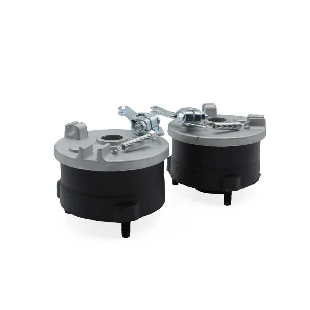 78mm*3 Stud Left/Right Front Drum Brake Wheel Hub With Pads Cover For 49cc 50cc 70cc 90cc 110cc Electric ATV Quad Go Kart Buggy